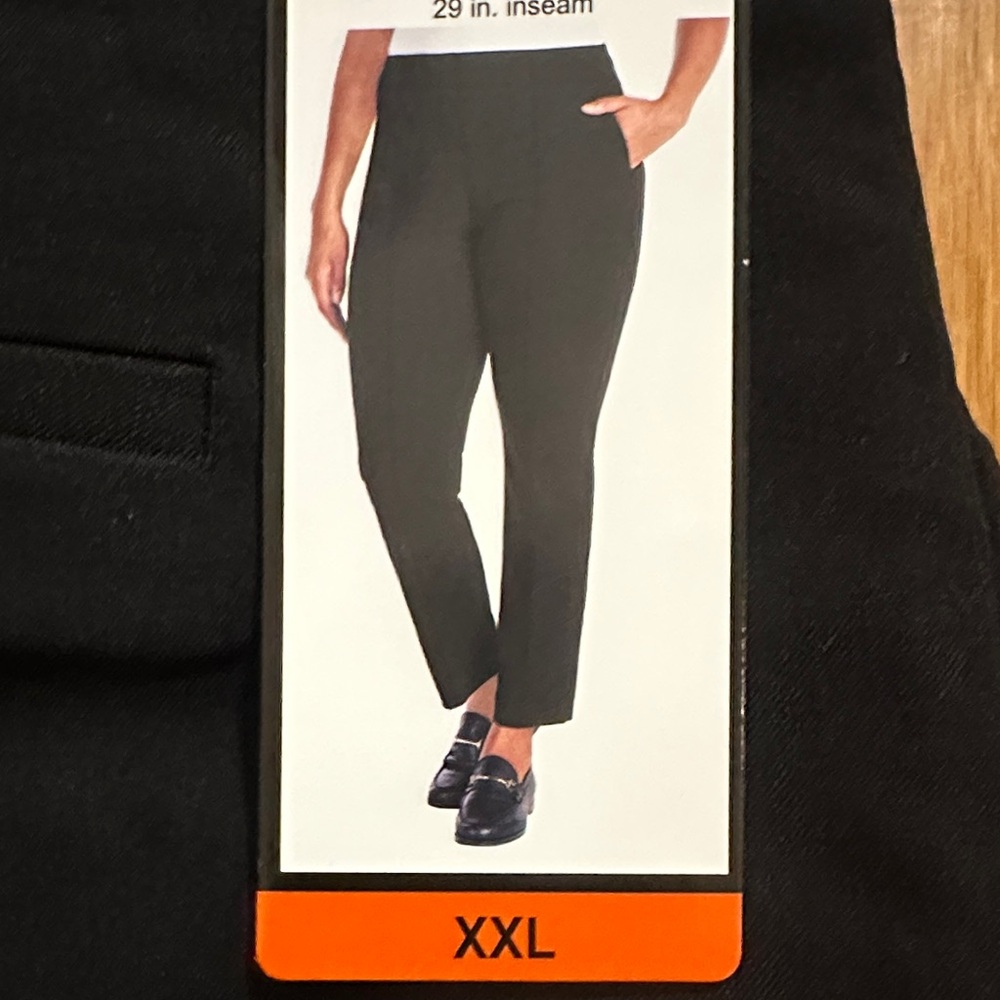 Hilary Radley Classic Black Trousers XXL - Picture 3 of 5